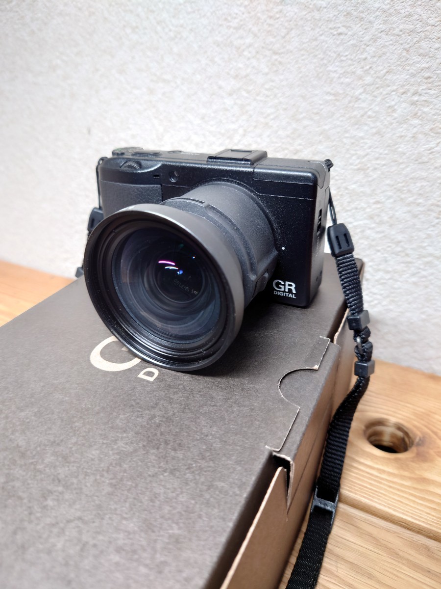 RICOH GR DIGITAL III シャッター1466回 ワイドコンバージョンレンズ