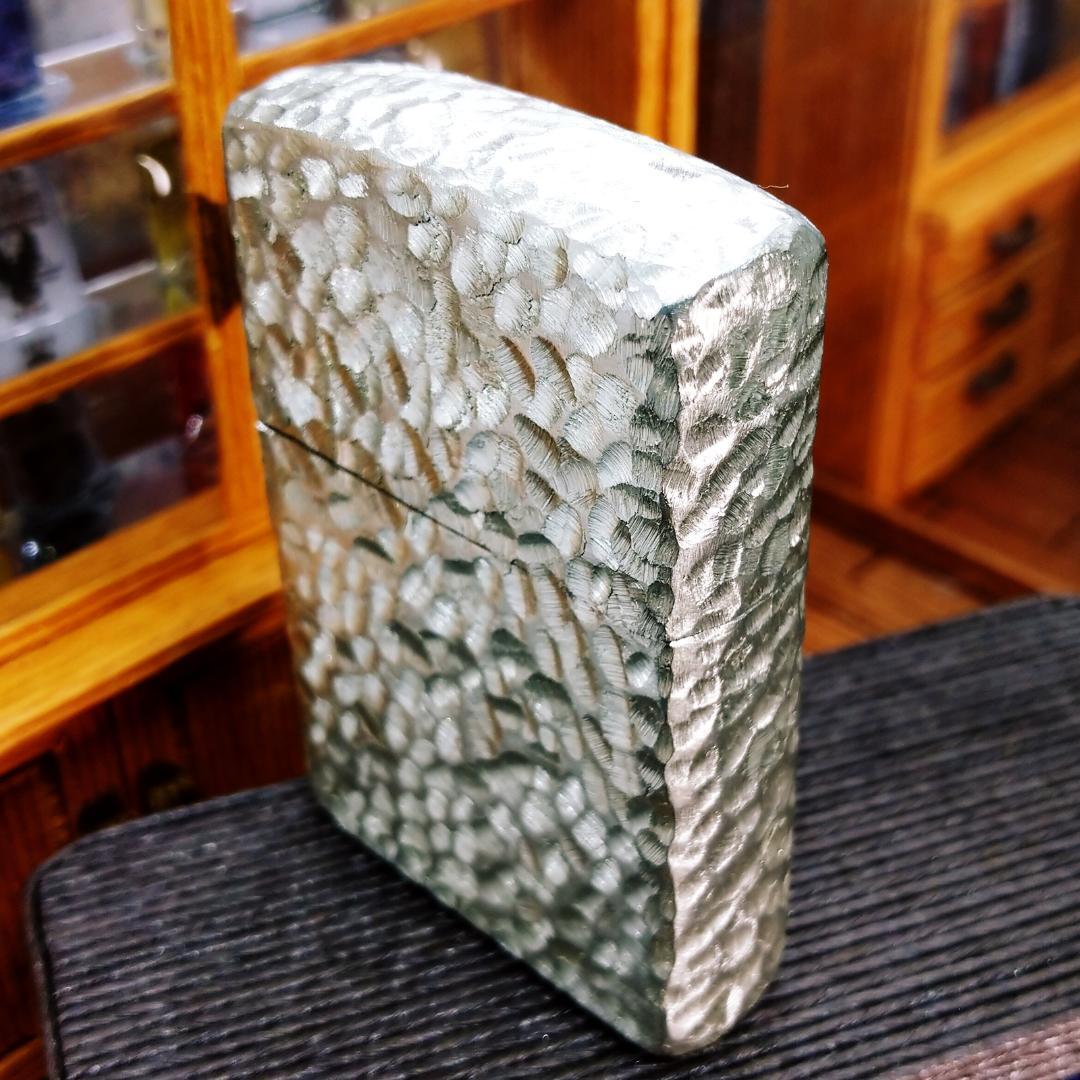 №1480 ZIPPO スターリングシルバー STERLING SILVER ハンマートーン調