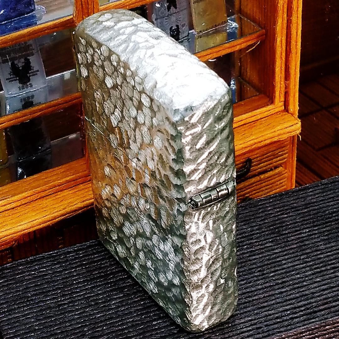 №1480 ZIPPO スターリングシルバー ハンマートーン調 2010年