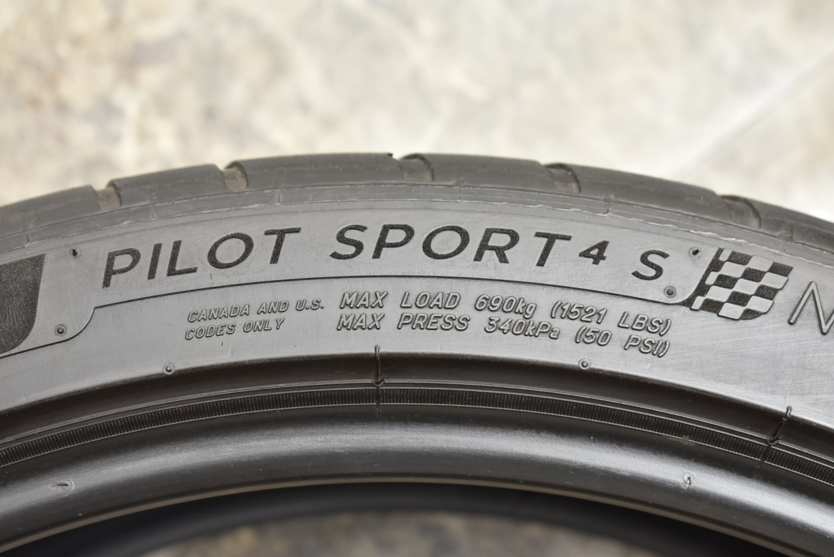 【ポルシェ承認タイヤ】ミシュラン パイロットスポーツ4S 245/35R20 サマータイヤ 2本 N0 ボクスター ケイマン 911 カブリオレ スパイダー_画像4