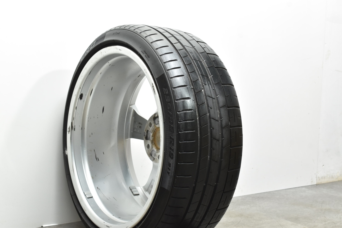 【正規品】アウディ 8V RS3 純正 19in 8J +49 PCD112 RO1承認 ピレリ P-ZERO 235/35R19 8V0601025ES 1本 A3 S3 流用 空気圧センサー付_画像3