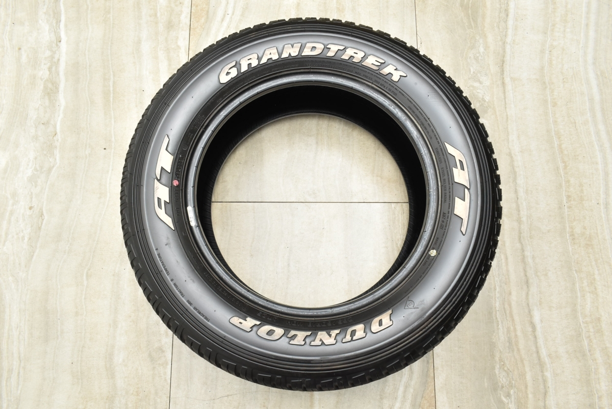 超バリ溝 ホワイトレター】265/60R18 4本セット ダンロップ グラン