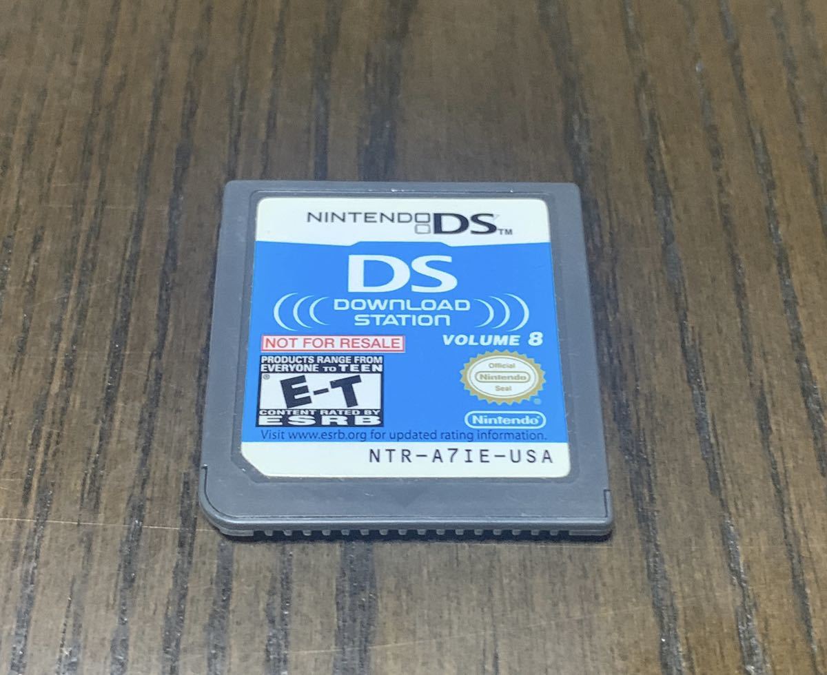 DS Download Station Volume 8 北米版　ソフトのみ　非売品　激レア　任天堂　NFR DEMO デモ