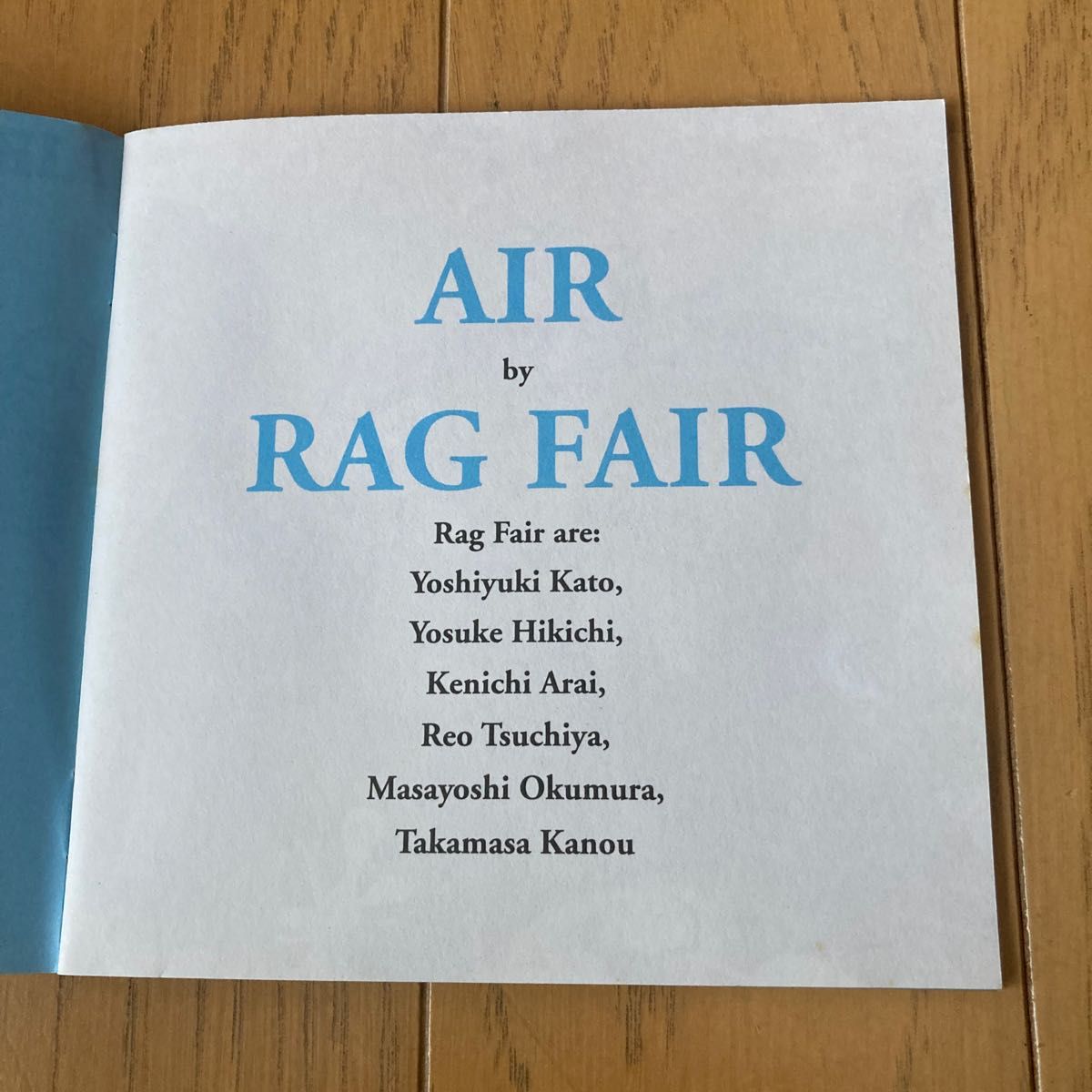 RAG FAIR  CD『AIR』