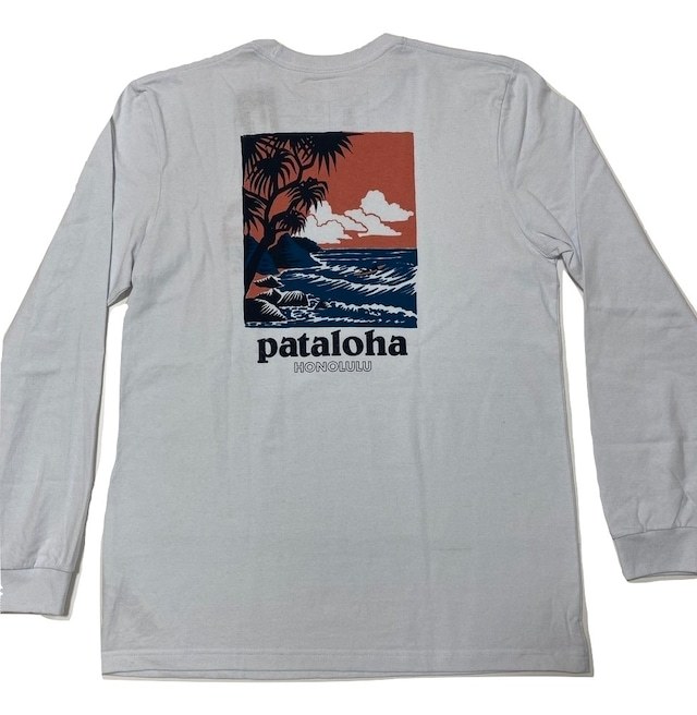 2022公式店舗 Hawaii Patagonia Lサイズ 白 ホワイト ロンＴ パタロハ