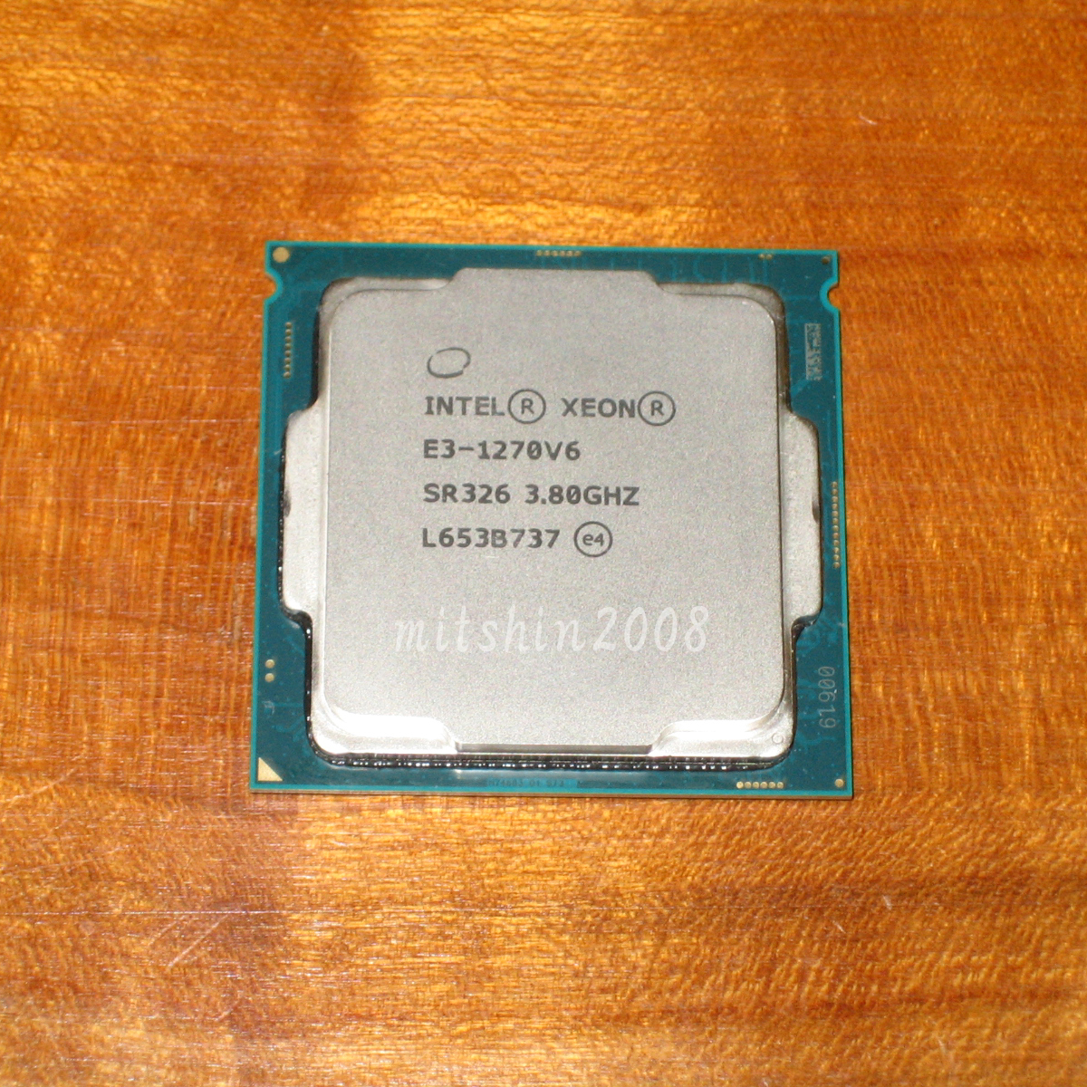 Intel Xeon E3-1270 v6 3.8GHz(TB:最大4.2GHz) LGA1151 kabylake 動作確認済 クリックポストなら送料185円 (E3-1270V6) [No.881]