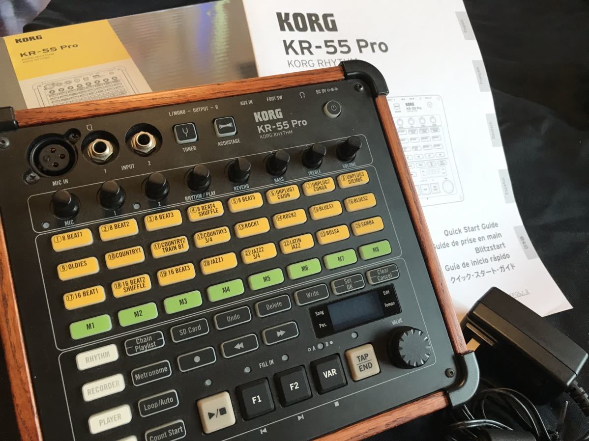 KORG コルグ リズムマシン ミキサー KR-55 Pro / 元箱 ACアダプター