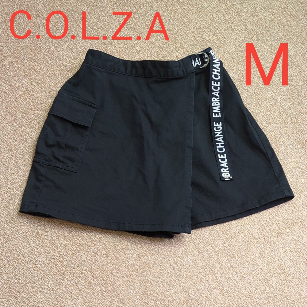 C O L Z A キュロットスカート ショートパンツ M 黒｜PayPayフリマ