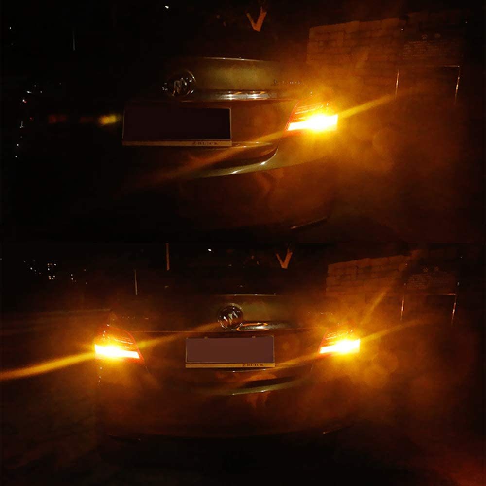 【送料込】　Futwod ウインカー T20 LED シングル ステルスバルブ ハイフラ防止 抵抗内蔵 アンバー オレン_画像7