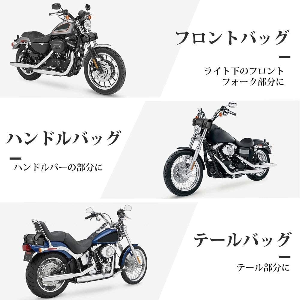 【送料込】　kemimoto バイク ツールバッグ 汎用 バイク フロントバッグ 工具入れ 小物入れ バイク用バッグ ツ_画像4