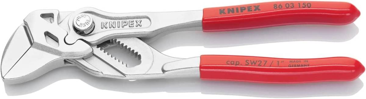 【送料込】（150mm）　クニペックス KNIPEX プライヤーレンチ 86 03 150