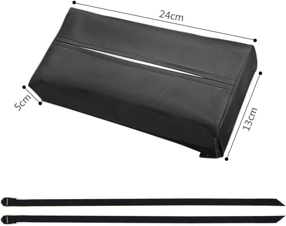 【送料込】　サンシャインエブリデー ティッシュケース くるま用 ティッシュカバー車載 PUレザー 車 テイッシュ ホルダ_画像2