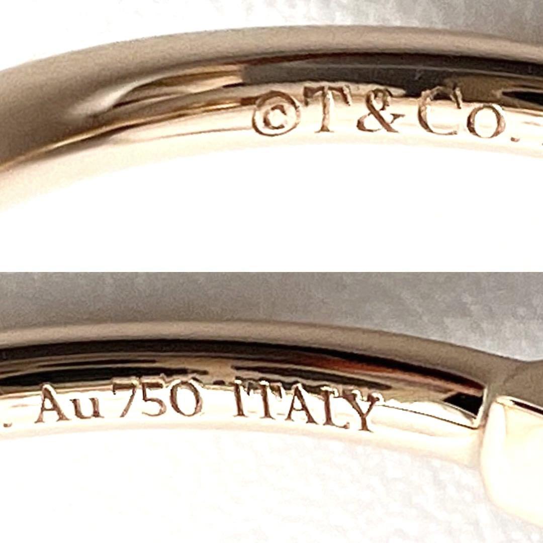 新品同様・9号】ティファニー Tiffany 指輪 リング Tワイヤー ピンク