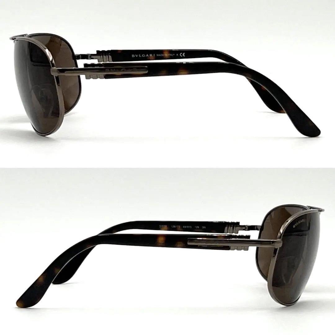 【ケース付】ブルガリ　BVLGARI　メンズ　サングラス　眼鏡　ティアドロップ ブラウン　_画像4