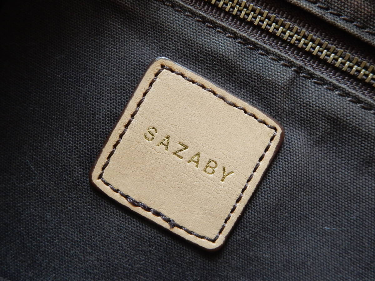  натуральная кожа *SAZABY( Sazaby )*B5 соответствует * плечо ..OK* кожа большая сумка ka Star do