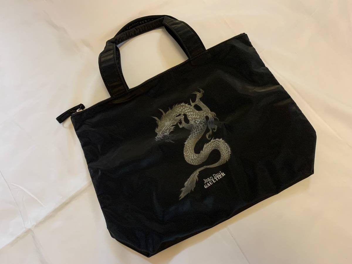 Jean Paul GAULTIER ジャンポールゴルチエ ゴルチェ　トートバッグ　鞄　カバン　かばん　ドラゴン　龍　archive dragon bag