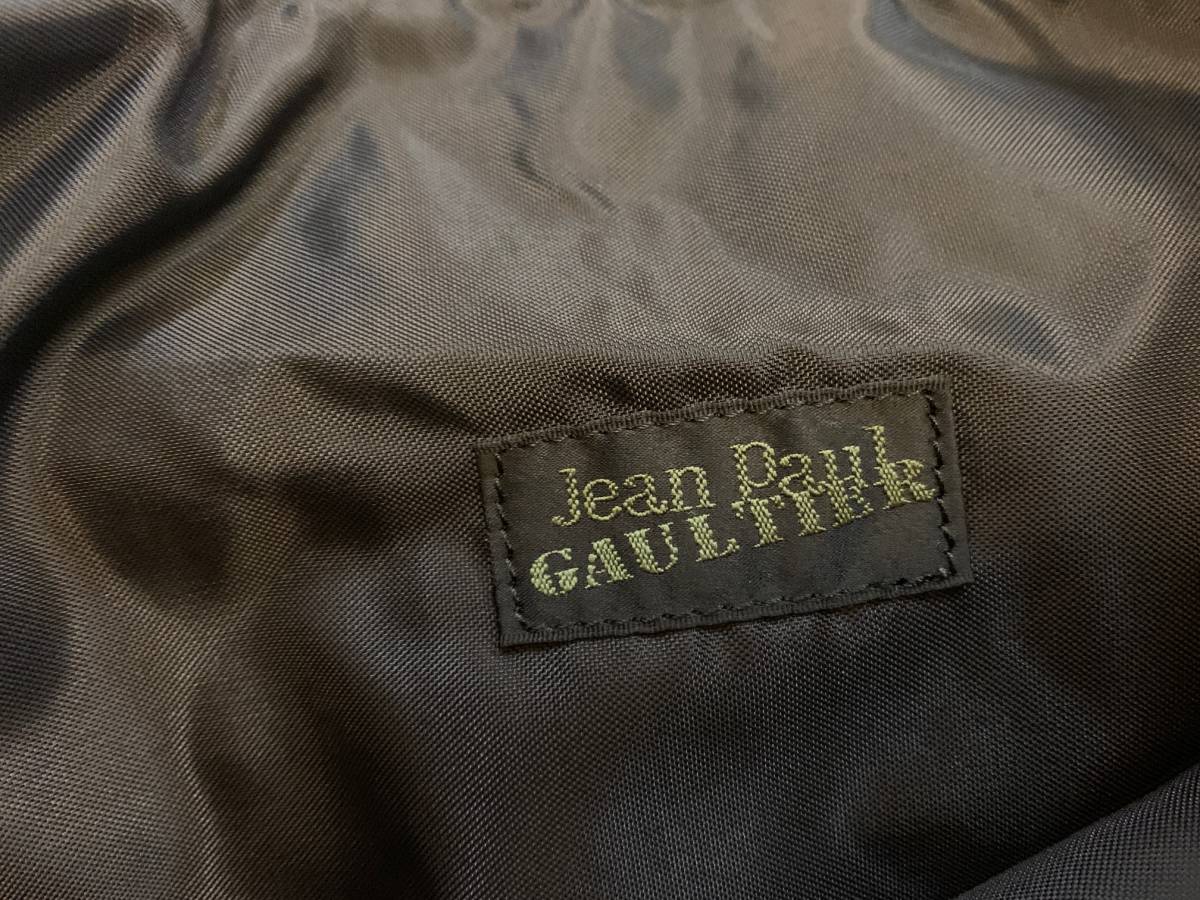 Jean Paul GAULTIER ジャンポールゴルチエ ゴルチェ　グレー　灰色　ドラゴン　龍　トートバッグ　カバン アーカイブ archive dragon bag_画像7