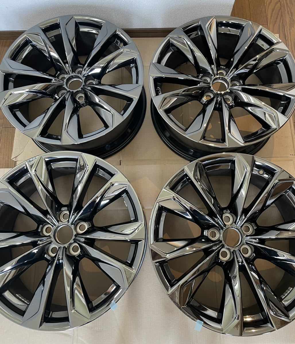 4本 通しサイズ レクサス LS Fスポーツ 後期 純正 20X8.5J +25 PCD120