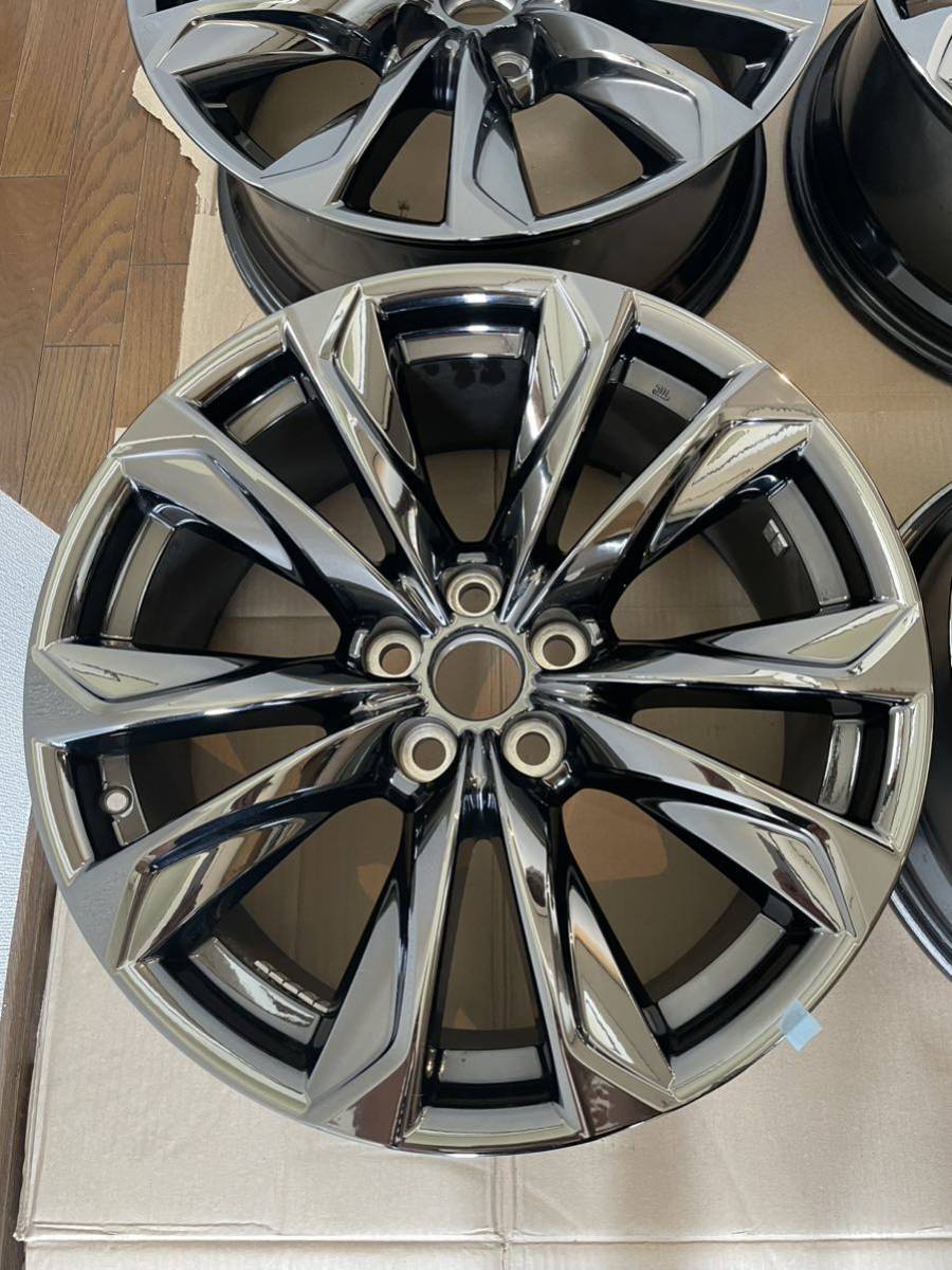 4本 通しサイズ レクサス LS Fスポーツ 後期 純正 20X8.5J +25 PCD120