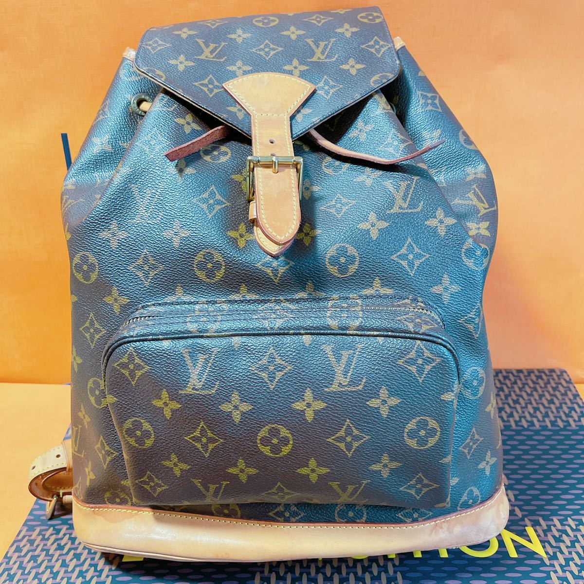 LOUIS VUITTON ルイヴィトン モンスリ GM リュックサックバックパック モノグラム リュック ジャイアント オンザゴー_画像1