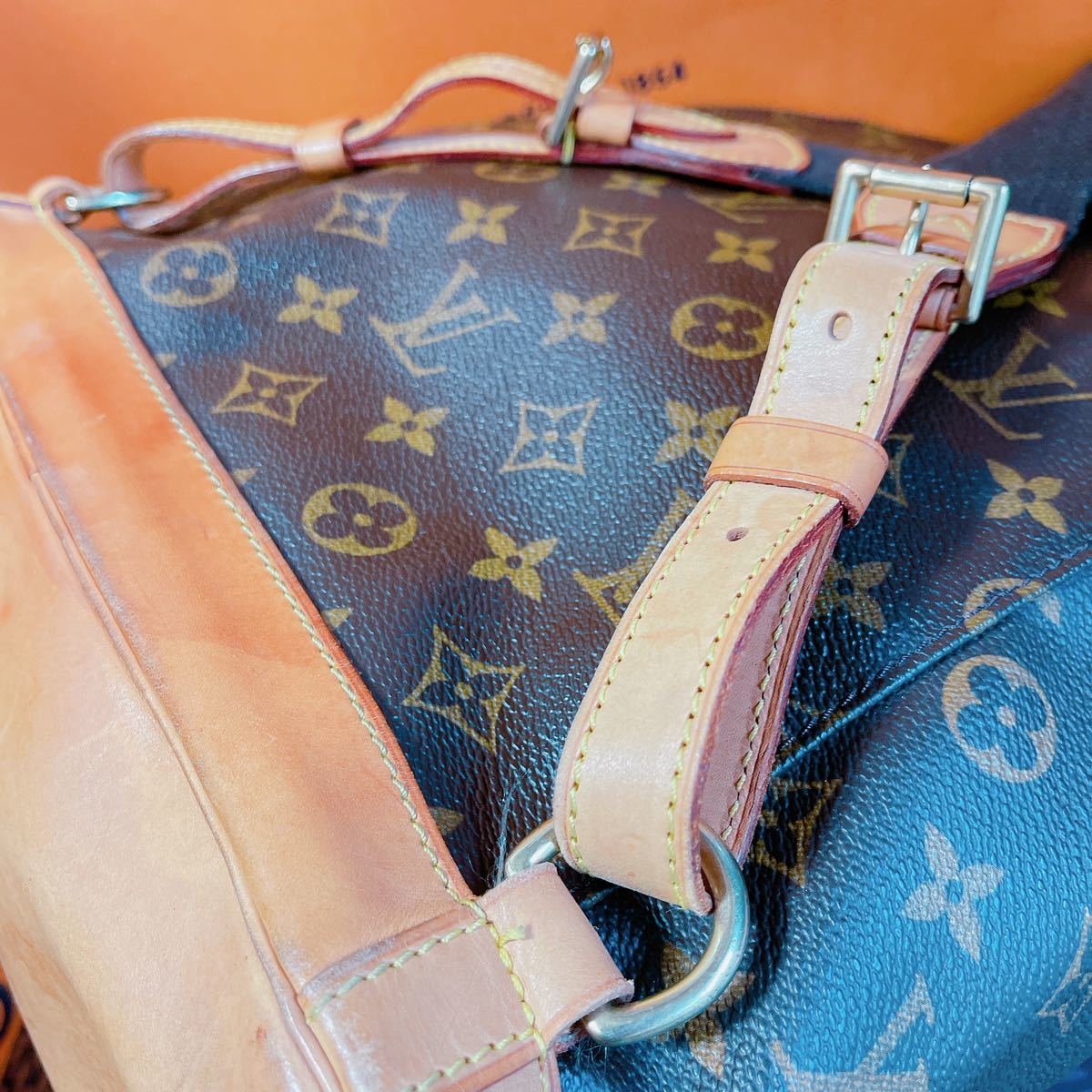 LOUIS VUITTON ルイヴィトン モンスリ GM リュックサックバックパック モノグラム リュック ジャイアント オンザゴー_画像7