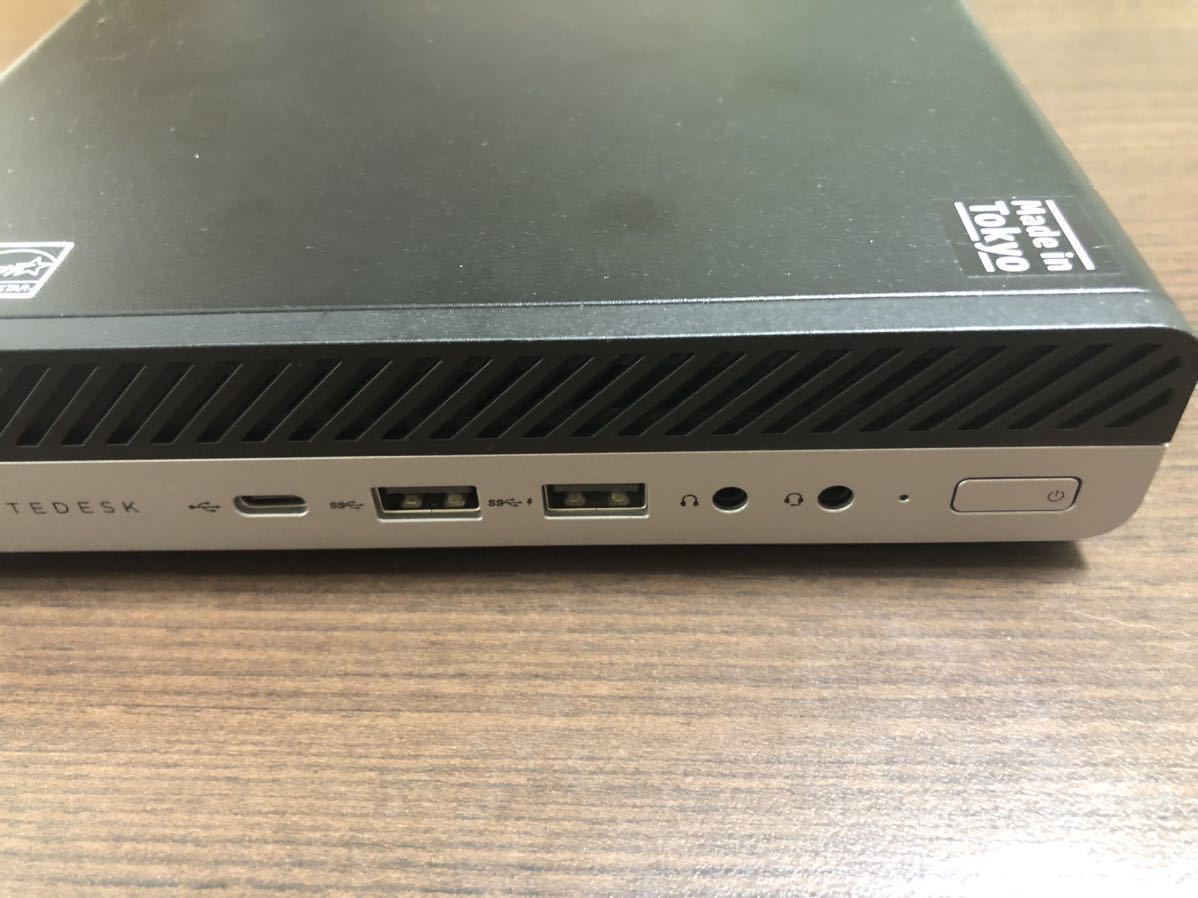 大人女性の HP EliteDesk 800 G4 DM, i5 8500T, 512GB billard