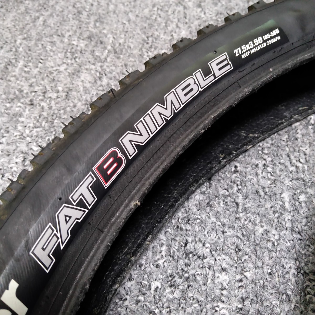 ☆使用少 27.5x3.5(27.5x3.0) Panaracer Fat B Nimble 3本セット(2本