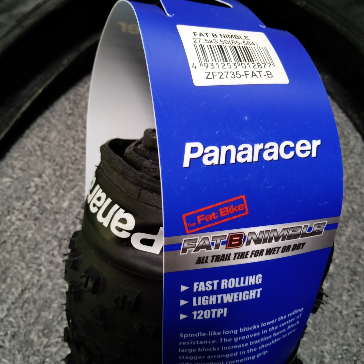 ☆使用少 27.5x3.5(27.5x3.0) Panaracer Fat B Nimble 3本セット(2本