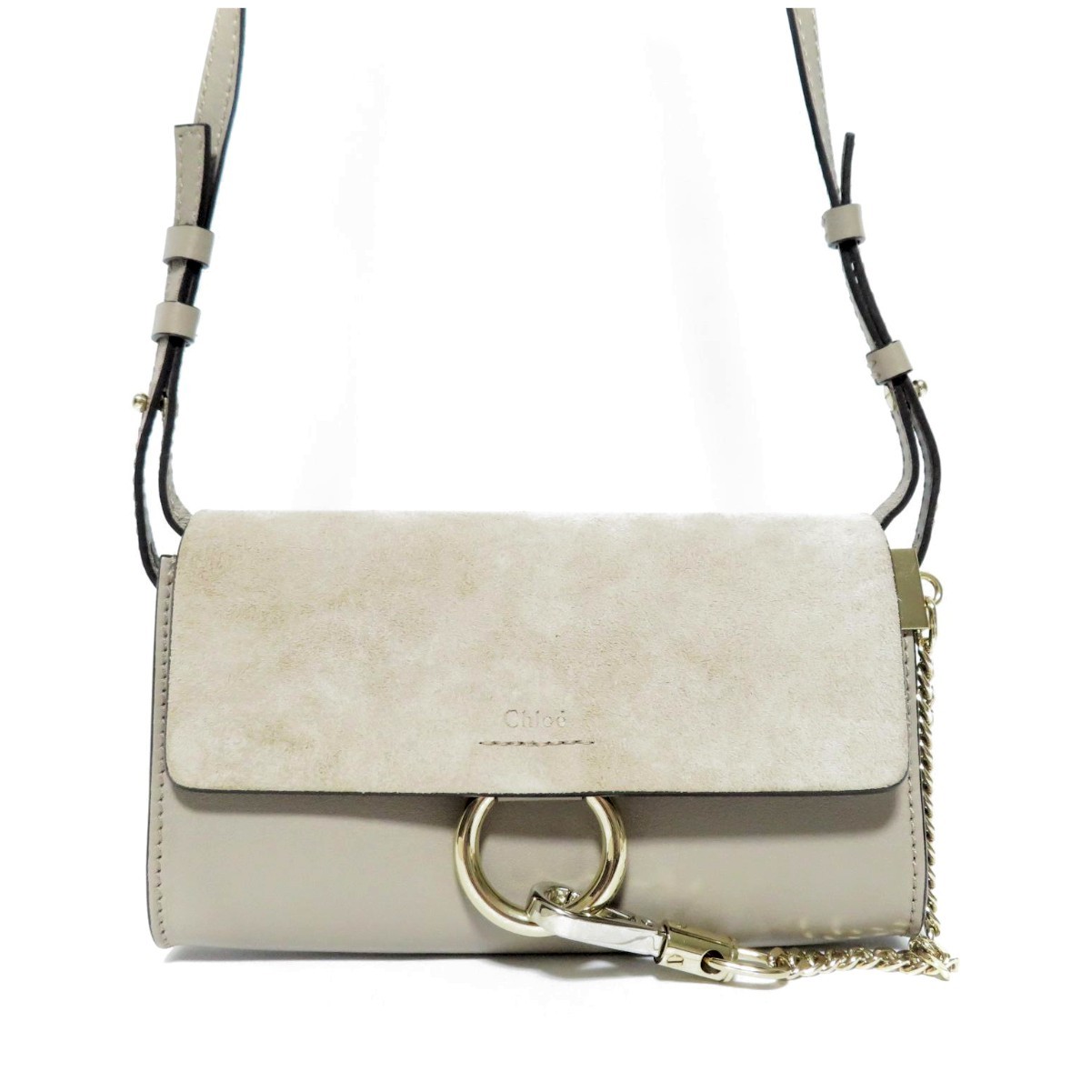 特価】【特価】美品✨クロエ フェイ 2way ショルダーバッグ ロゴ金具