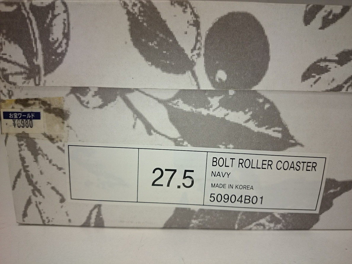 Lightning Bolt BOLT ROLLER COASTER NAVY 27.5cm　未使用展示品_画像6