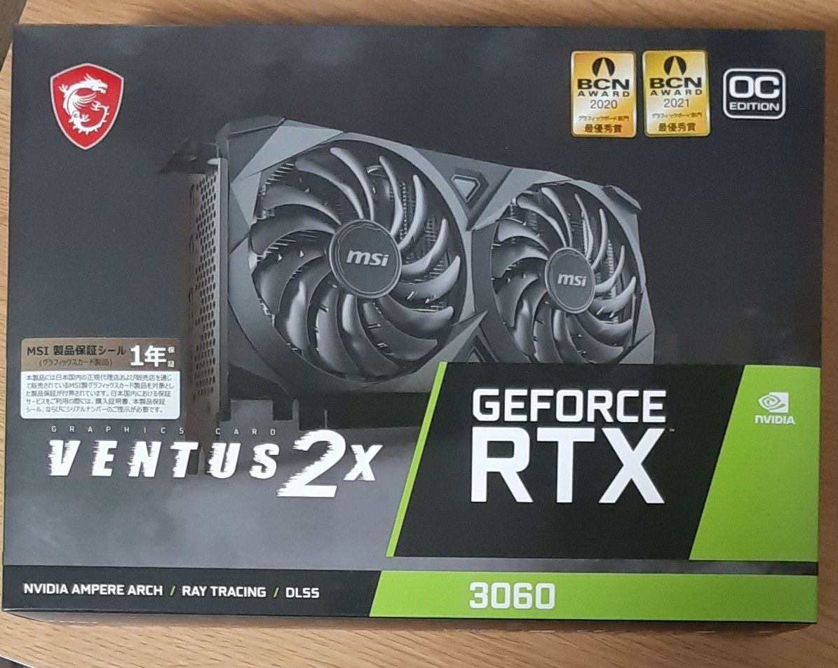 MSIGeForce RTX 3060 VENTUS 2X 12G OC V2新品未開封 | alfasaac.com