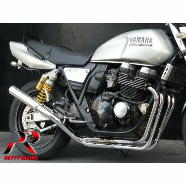 プリティー YAMAHA XJR400 4HM ガニマタ 50.8 PRETTY管 イノガニ メッキ マフラー