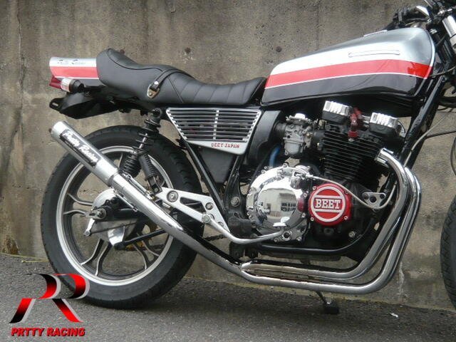 YAMAHA XJ400 E/D 【流タイプ2】 PRETTY管 マフラー_画像2