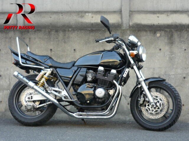 YAMAHA XJR400 4HM 分割式 4-2-1 50.8π 【流タイプ2】 PRETTY管 マフラー_画像3