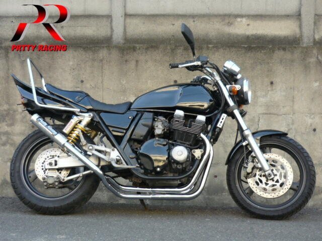 YAMAHA XJR400 4HM 分割式 42.7π 【改タイプ2】 PRETTY管 マフラー_画像3