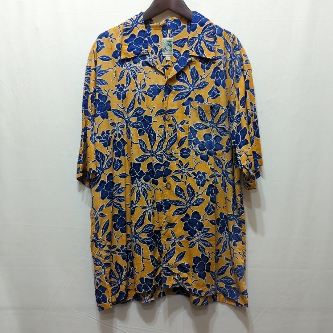 送料370円】ジャングルストーム Jungle Storm アロハシャツ メンズ L
