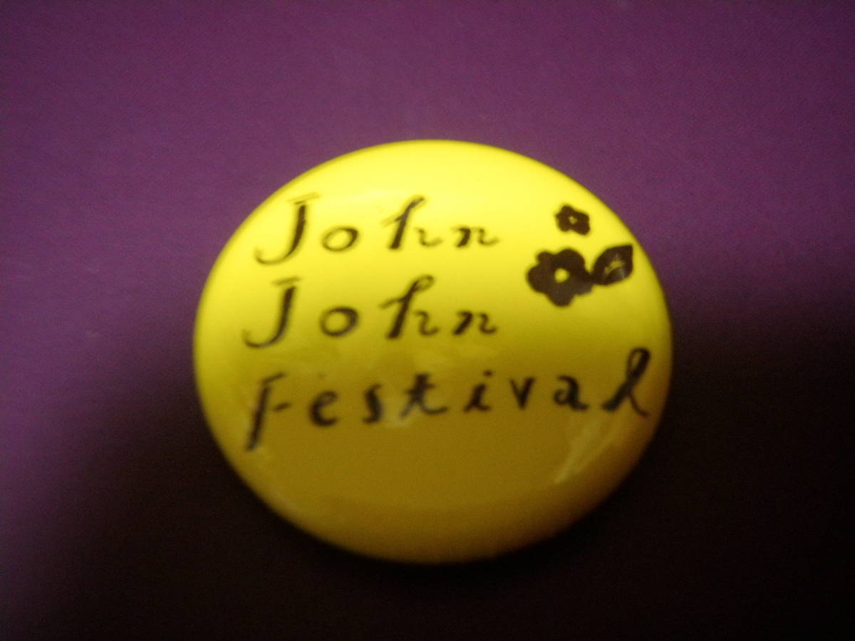 RSRライジングサンロックフェスティバル2017 グッズ 缶バッジ John John Festival_画像1