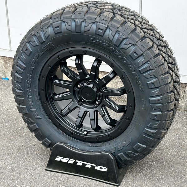 国産 NITTO RIDGEGRAPPLER 245/70R16 16インチ タイヤホイールセット 4本 DELICA D5 RAV4 CX-5 リフトアップ_画像6