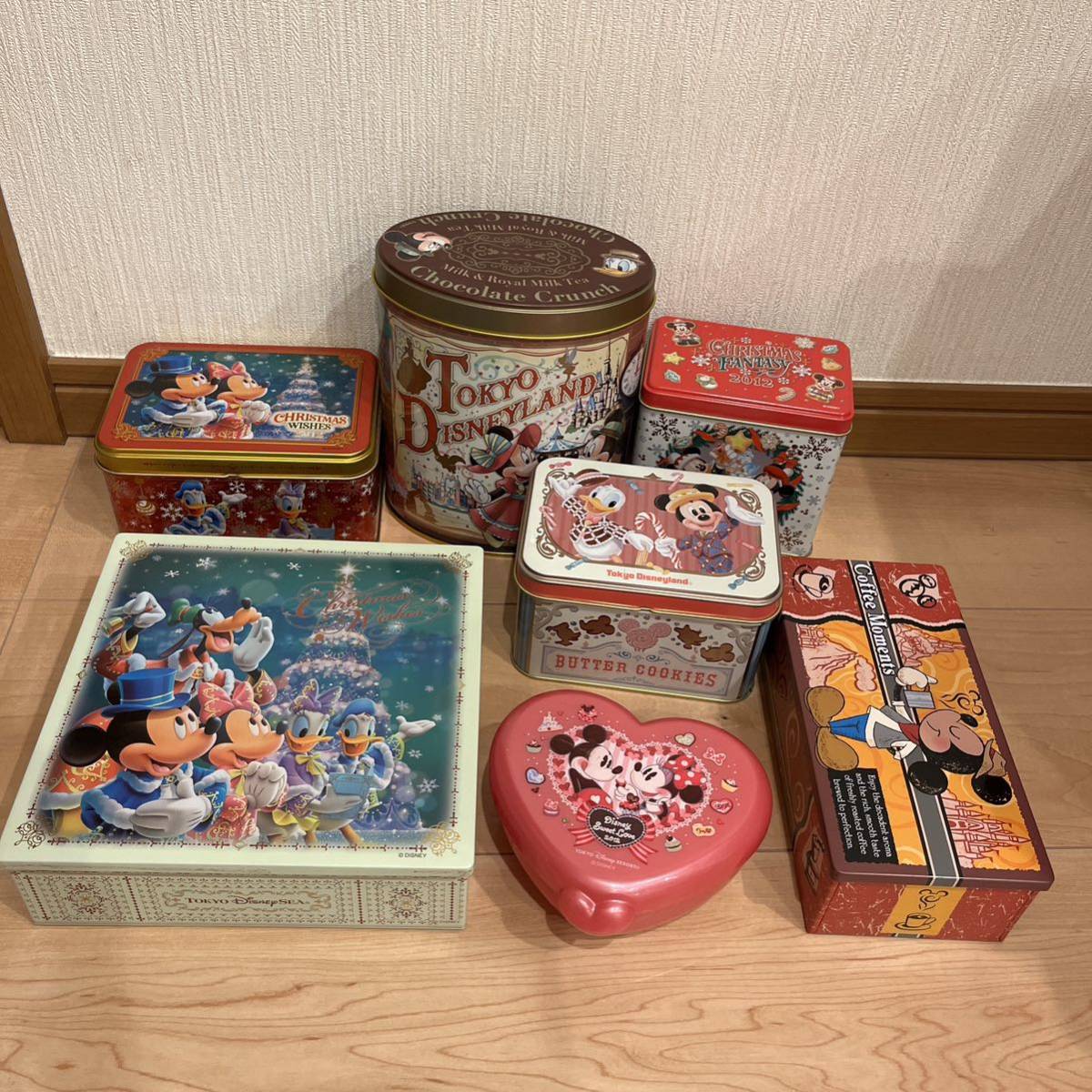 東京ディズニーリゾート お菓子缶 7個セット ミッキー ミニー 東京ディズニーリゾート お菓子缶 7個セット ミッキー ミニー