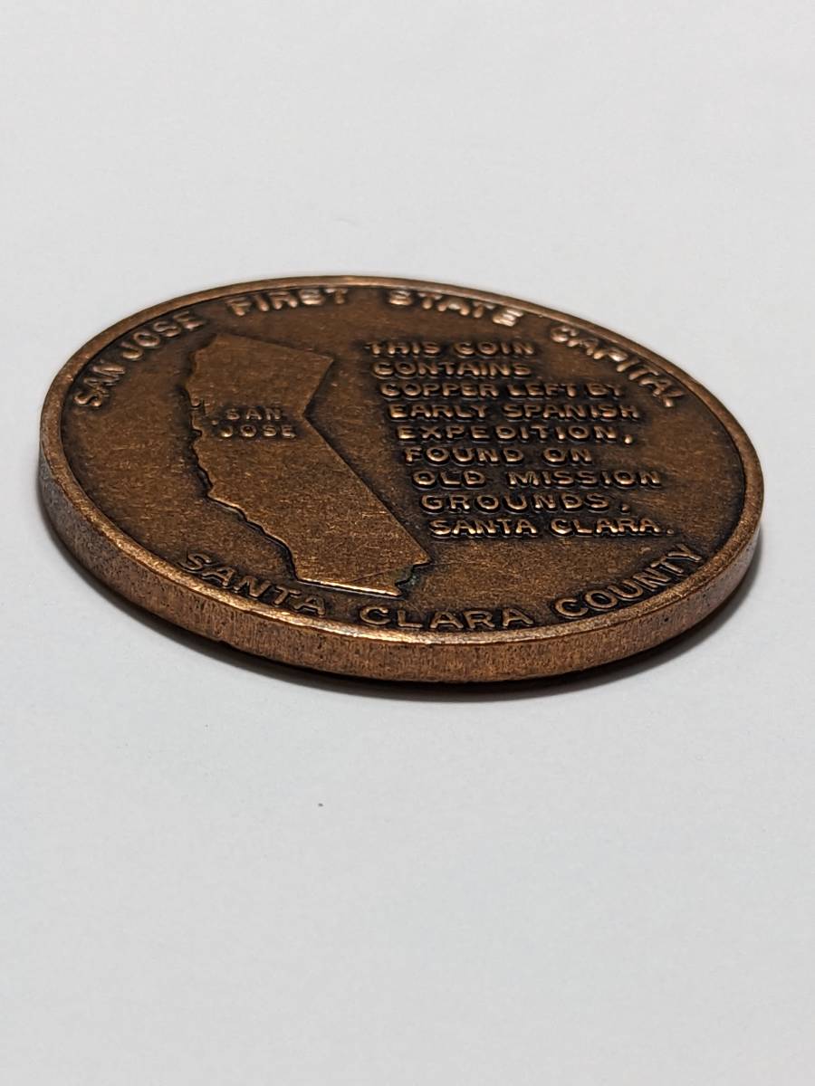 古いコイン California Bicentennial Portola Expedition 1769-1969《メダルコレクションレトロアンティークビンテージヴィンテージ》_画像3