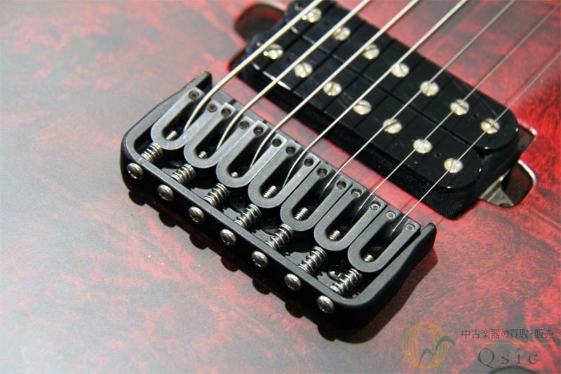 [良品] Skervesen Raptor 7st Burl Top Black Burst Red 【Bare Knuckle Aftermath搭載】 2017年製 [QJ207]_画像10