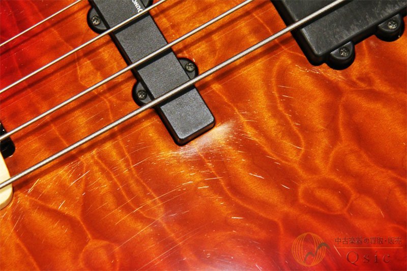 [美品] LAKLAND SK-4DX cherry sunburst シングル＋ハムバッカーの幅広いサウンドメイク [NJ962]_画像10