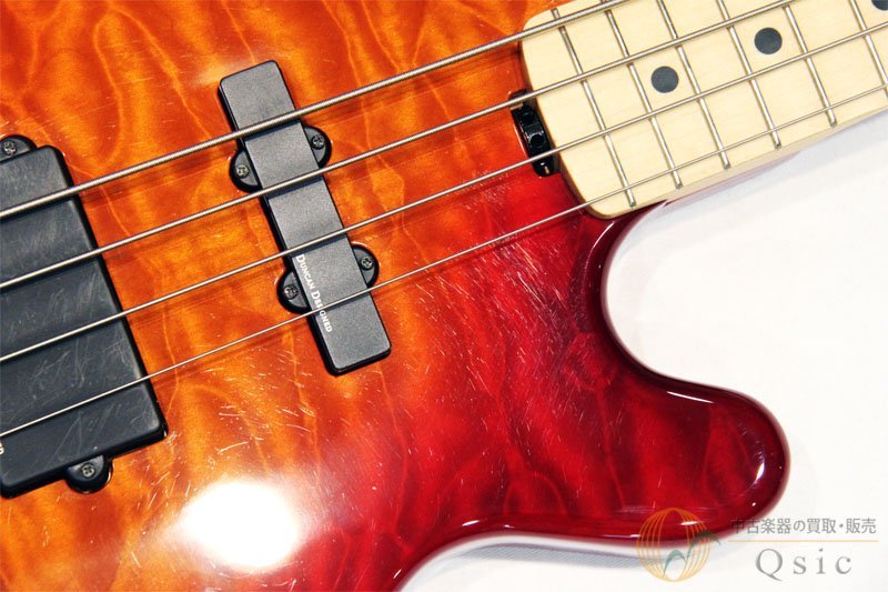 [美品] LAKLAND SK-4DX cherry sunburst シングル＋ハムバッカーの幅広いサウンドメイク [NJ962]_画像3