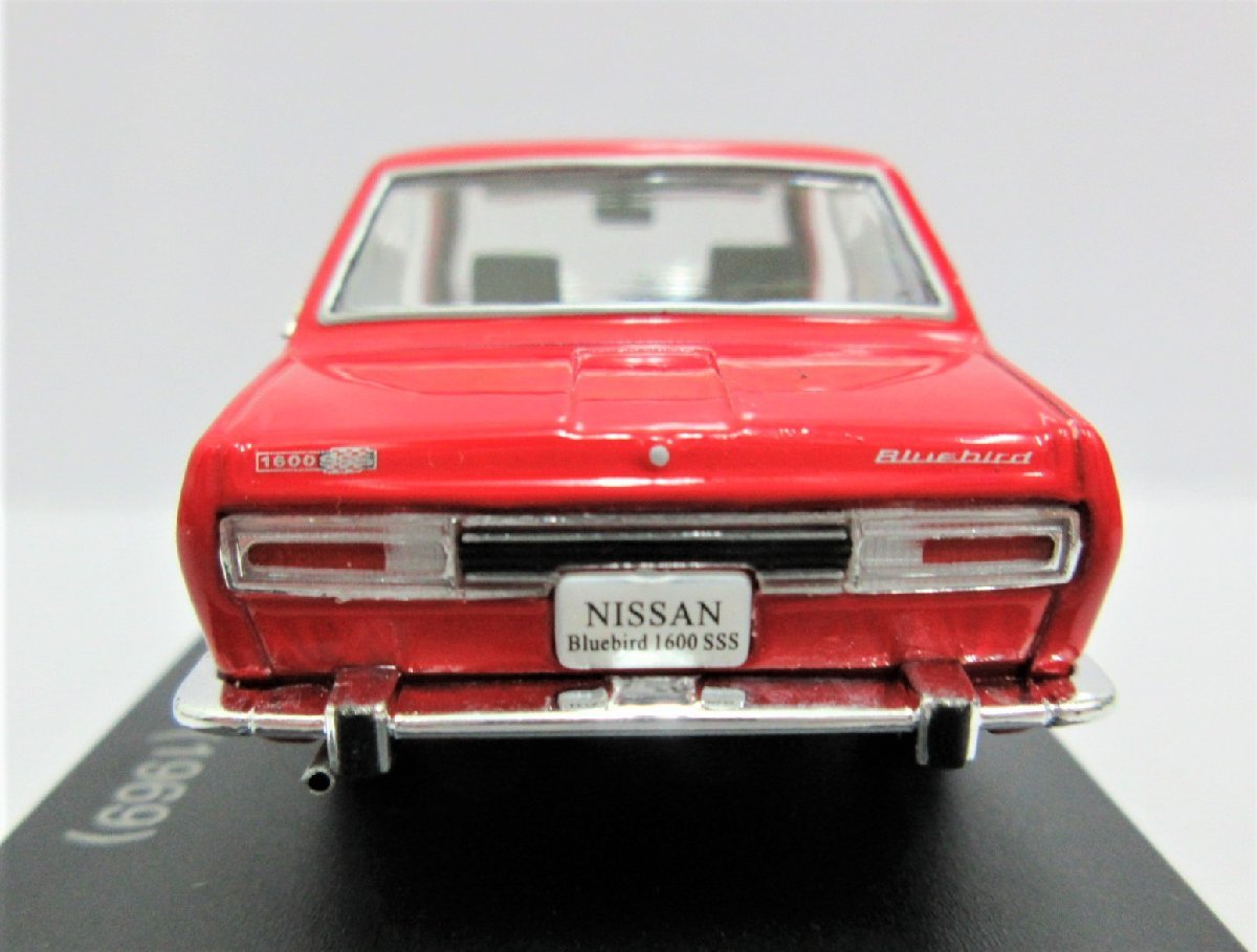 ☆アシェット 国産名車コレクション 1/43☆ Nissan Bluebird 1600 SSS (1969) 日産 ブルーバード hachette ミニカー 中古/USED_画像6