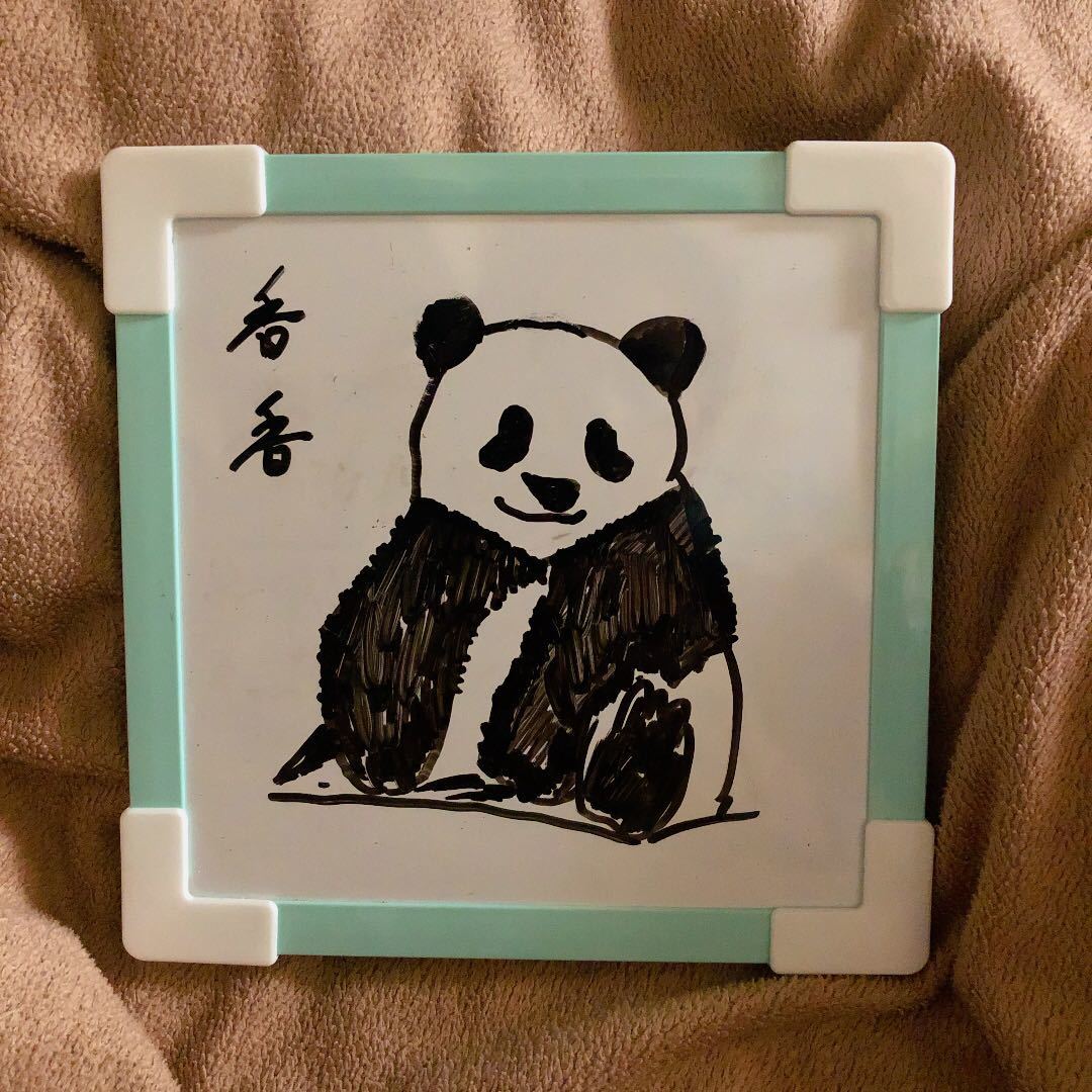 * free shipping! lovely! Mini white board . Panda. car n car n(..) 1 point limit 