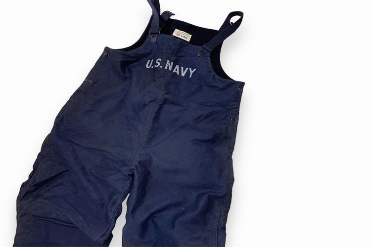 シニアファッション 希少40s U.S. U.S.NAVY NAVYに採用されていたタフ