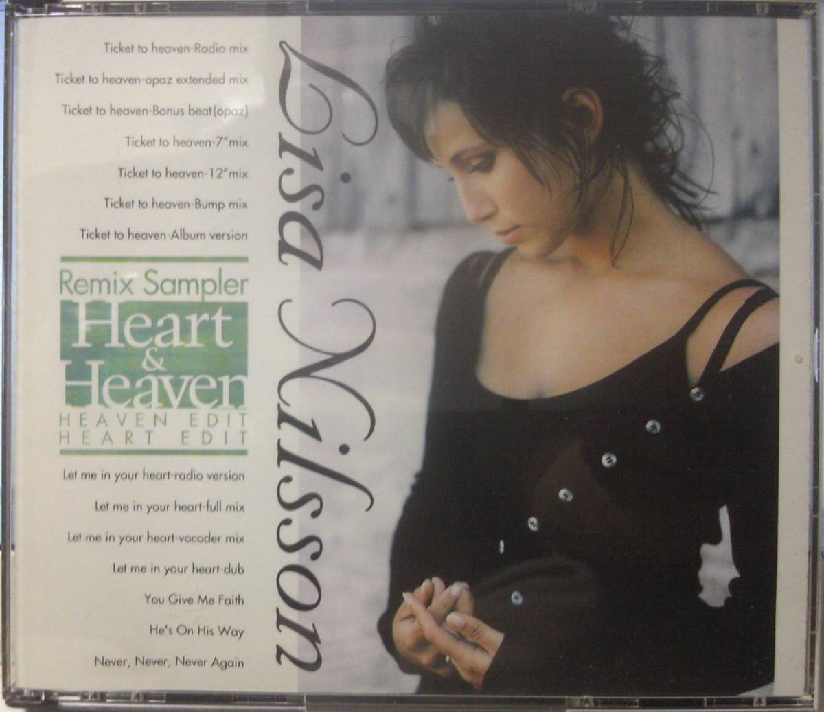 LISA NILSSON TICKET TO HEAVEN 英語盤＋スウェーデン語盤、HEART & HEAVEN REMIX_画像3