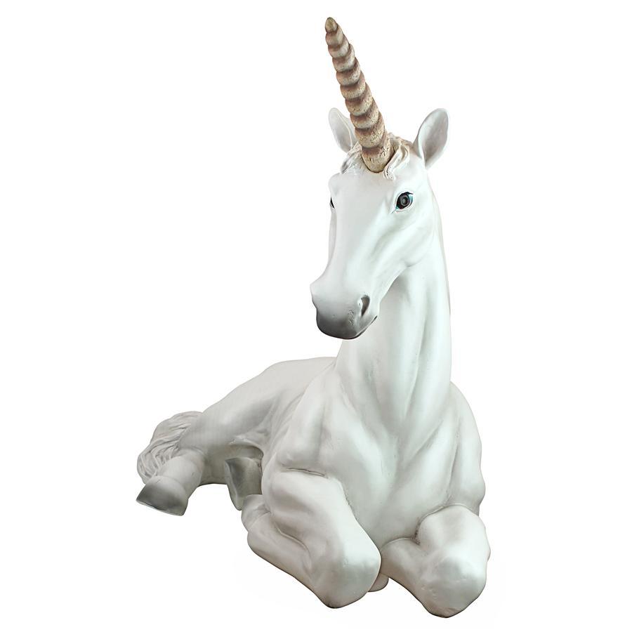 .. Unicorn interior combined use outdoors outdoor ornament sculpture objet d'art exterior garden miscellaneous goods ornament figure garden decoration large accent white horse 