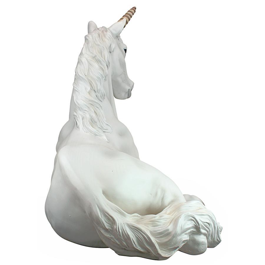 .. Unicorn interior combined use outdoors outdoor ornament sculpture objet d'art exterior garden miscellaneous goods ornament figure garden decoration large accent white horse 