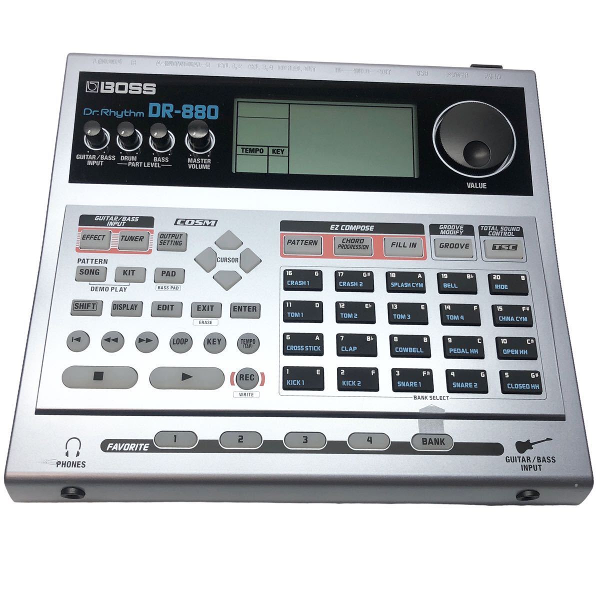 BOSS Dr.Rhythm DR-880 リズムマシン動作確認済み 取説付き | charcas